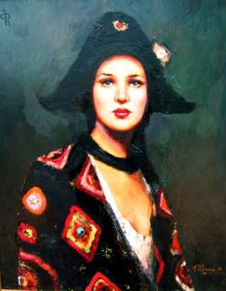 Arlequin con Manton